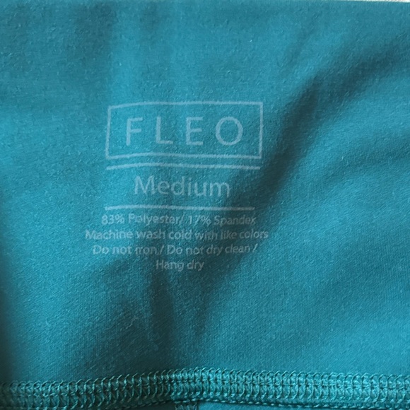 Fleo Women's Deep Teal Athletic Shorts - Picture 2 of 3